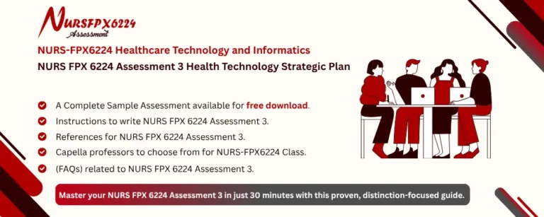 NURS FPX 6224 Assessment 3 Health Technology Strategic Plan
